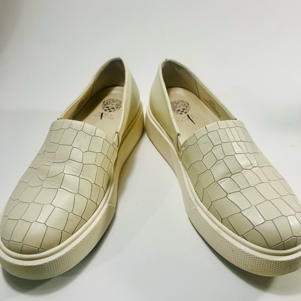 Vince Camuto Women's Cream Slip-On Shoes